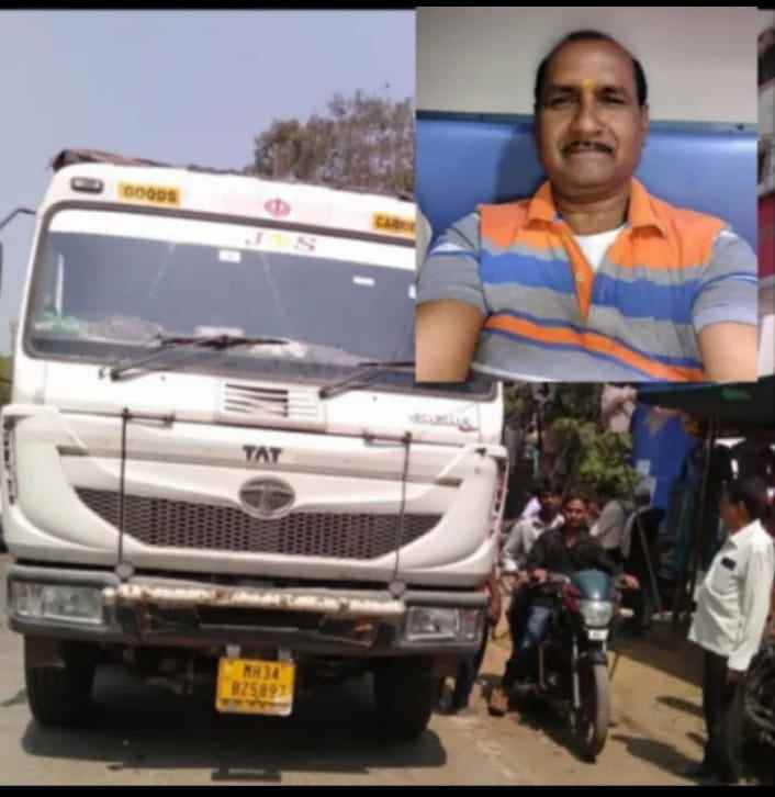 बल्लारपूरात अतिक्रमणामुळे ट्रक आणि बस मध्ये भीषण अपघात,ट्रकच्या धडकेत बस वाहकाचा मृत्यू