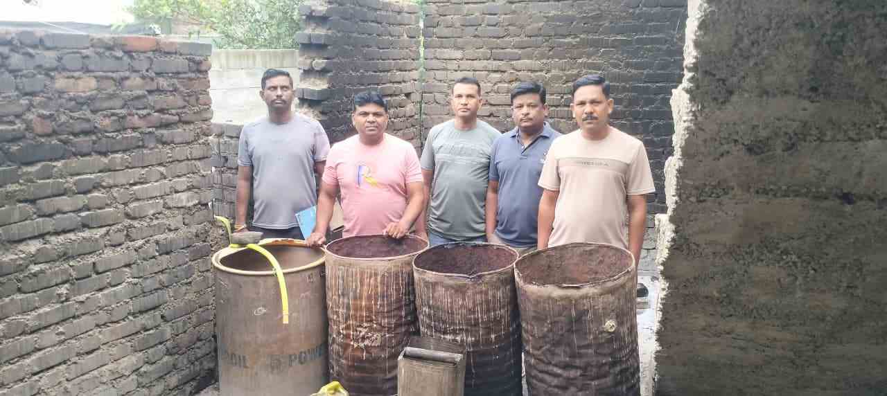 अवैध हातभट्टी दारू व्यवसायावर वर्धा पोलिसांचा मोठा प्रहार