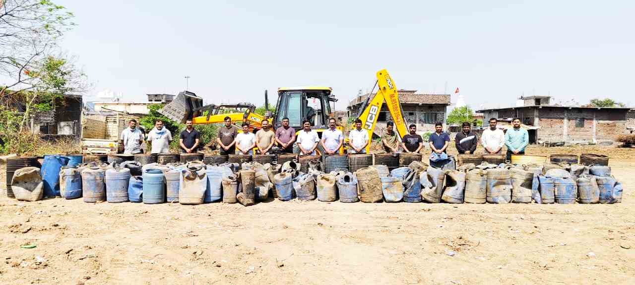 वर्धा पुलिस का बड़ा एक्शन: अवैध शराब पर ‘सफाई अभियान’, 1.80 करोड़ का माल जब्त