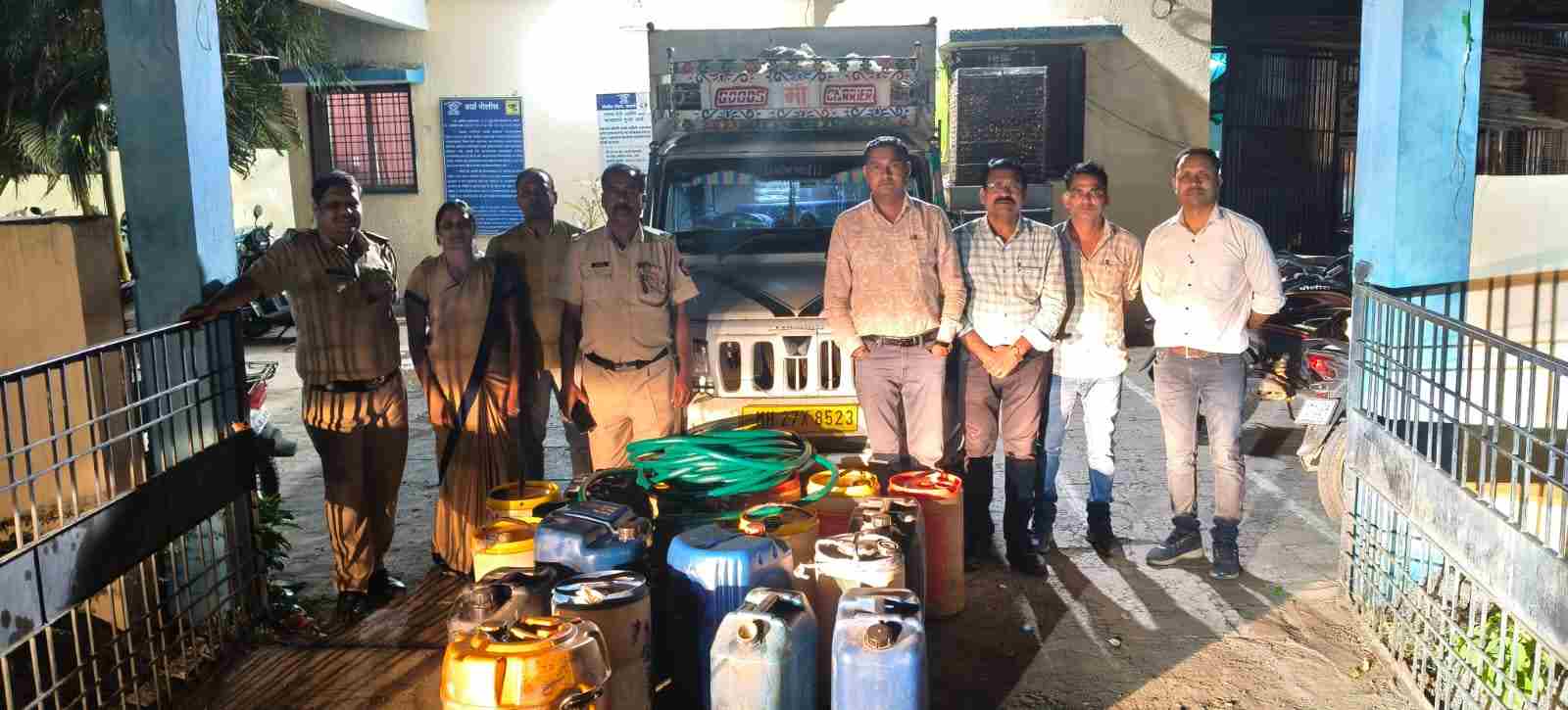 वर्ध्यात अवैध पेट्रोल तस्करीचा पर्दाफाश; सवांगी मेघे पोलिसांची मोठी कारवाई
