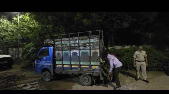 बल्लारपूरमध्ये भंगार मालासह दोन जण अटकेत ४ लाखांचा मुद्देमाल जप्त