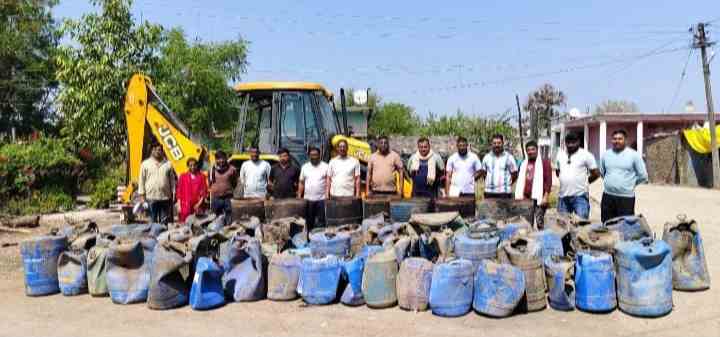 अवैध दारूविक्रेत्यांवर वर्धा पोलिसांची ‘वॉशआऊट’ मोहीम; १०४ गुन्हे दाखल, १ कोटी ६६ लाखांचा मुद्देमाल जप्त