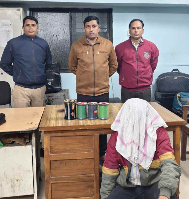 दहेगाव गोसावी पोलीस ठाणे हद्दीत प्रतिबंधित नायलॉन मांजावर धडक कारवाई