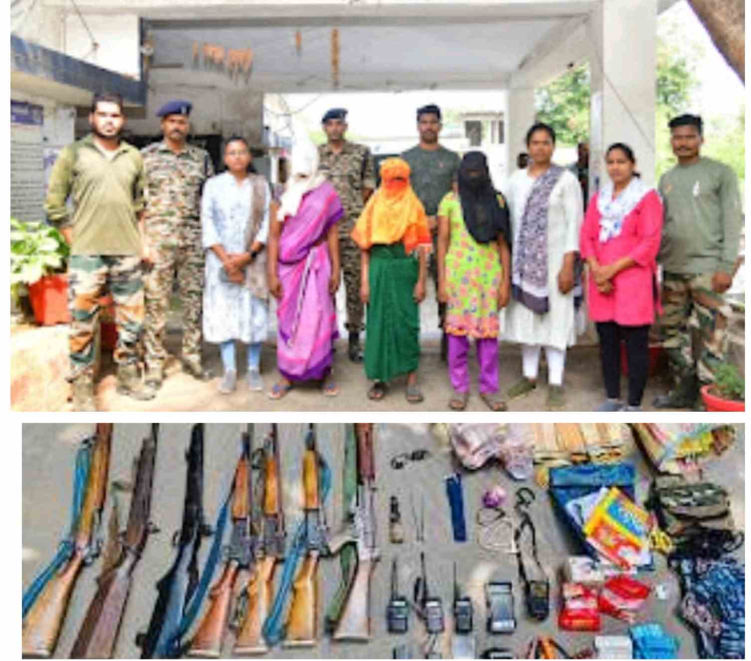 5 जहाल माओवादी हत्यारासह ताब्यात भामरागड तालुक्यातील बिनागुंडा परिसराततून अटक घातपात करण्याचा होता डाव