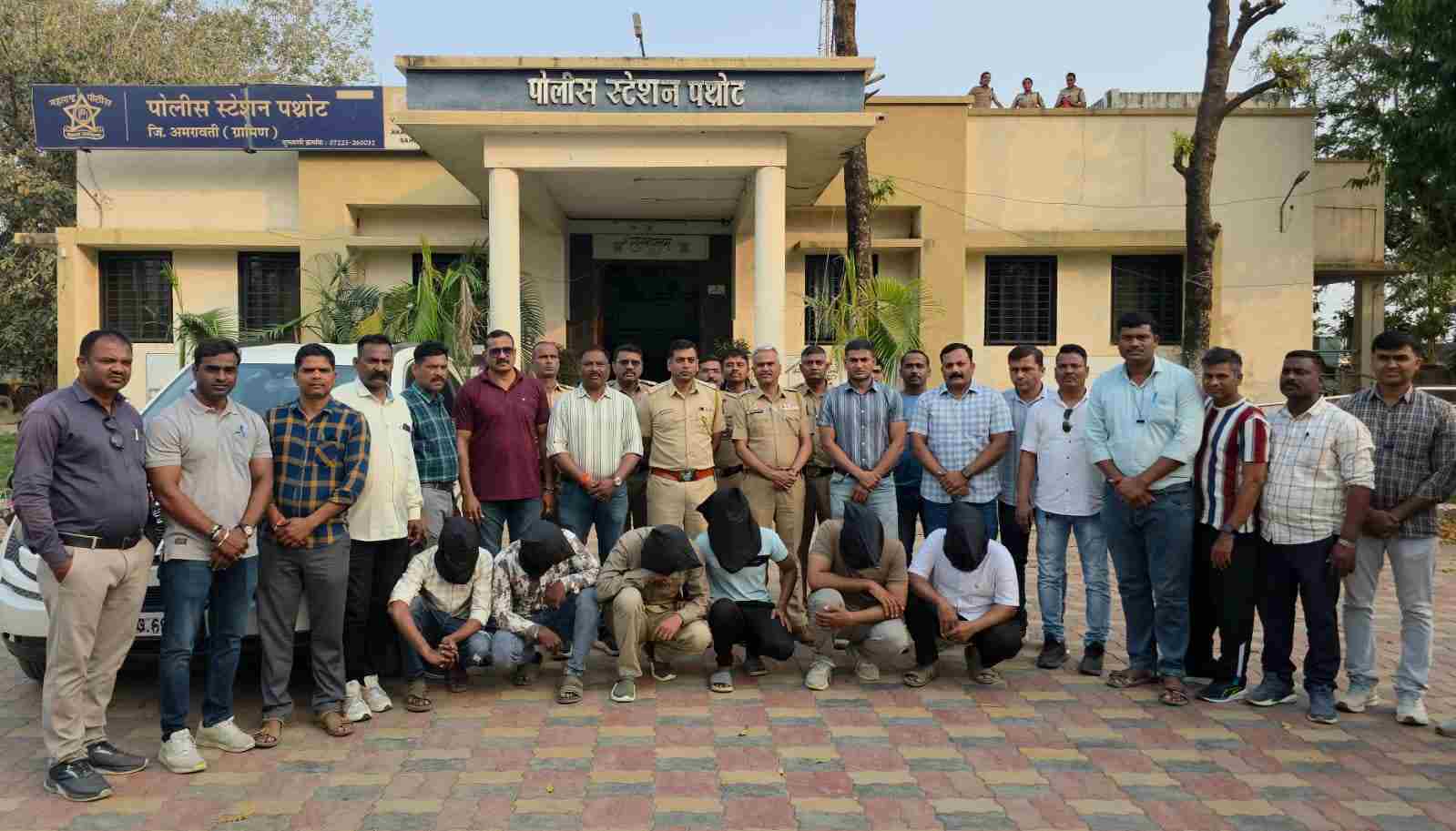 आर्वीतील शाहरुखची वाघडोह पथ्रोट येथे निर्गुण हत्या ;  स्वयंशास्पद आरोपींना पथ्रोट पोलिसांनी घेतले ताब्यात