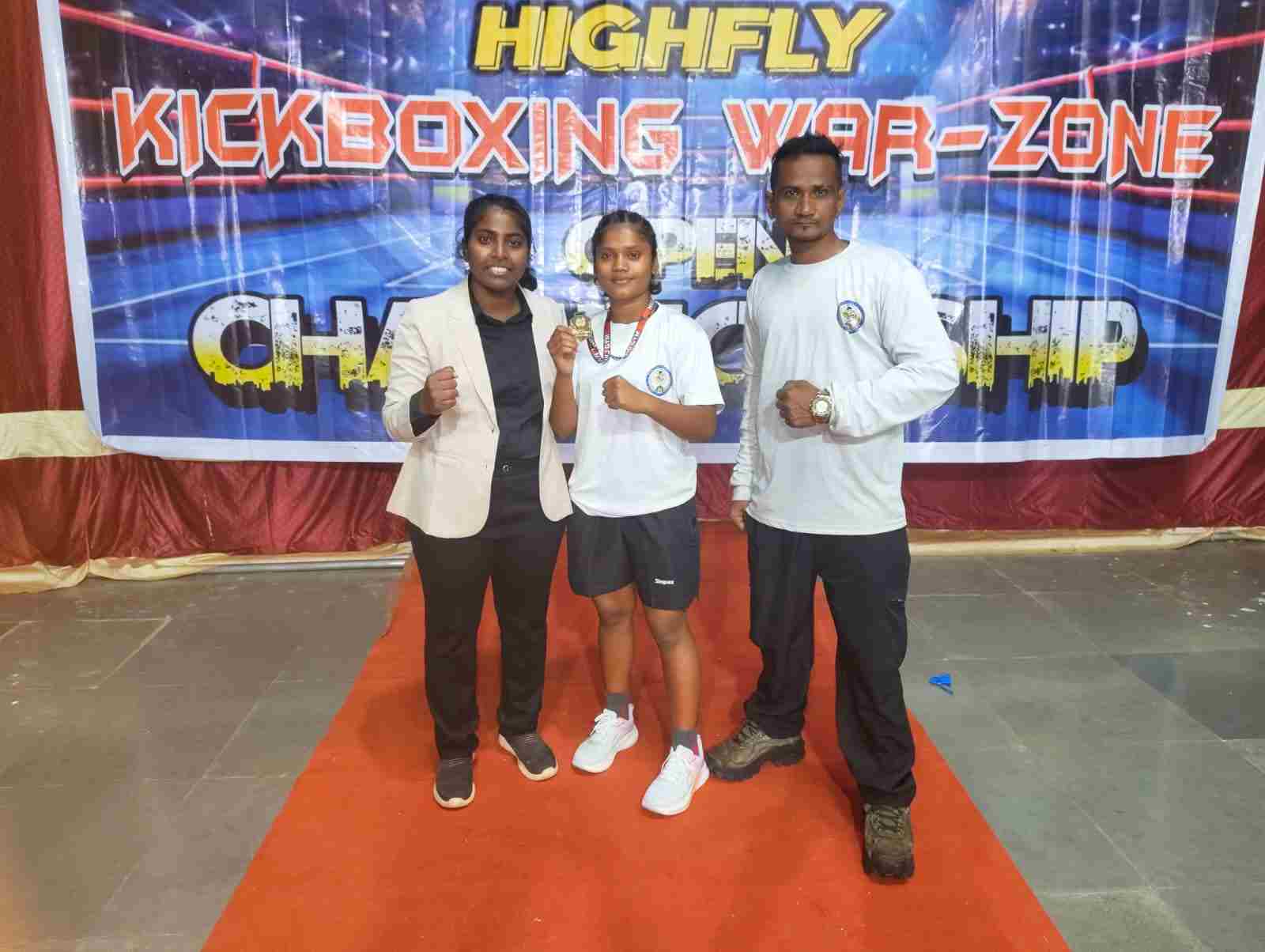 हिंगणघाट की तेजस्विनी निमसारकर ने नेशनल किकबॉक्सिंग चैंपियनशिप में जीता स्वर्ण पदक