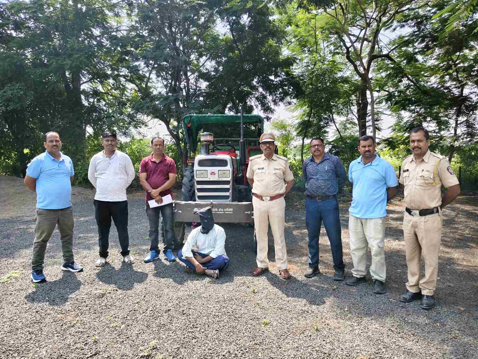 अवैध वाळू वाहतुकीवर पोलिसांची कारवाई; ६.६० लाखांचा मुद्देमाल जप्त