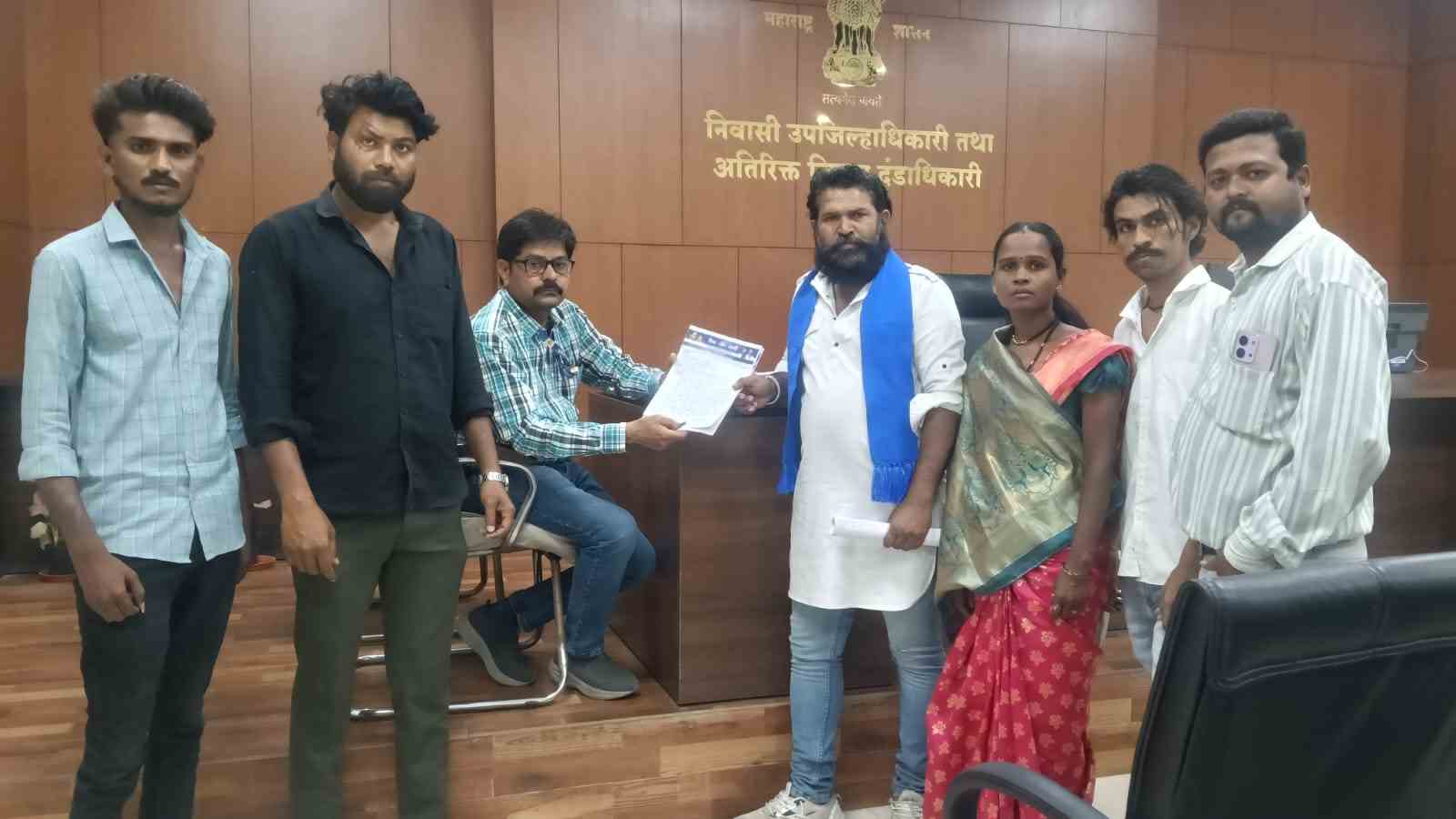 लादेन नगर येथील विस्थापितांना तात्काळ पुनर्वसन द्या; अन्यथा तीव्र आंदोलन — भीम आर्मीचा इशारा