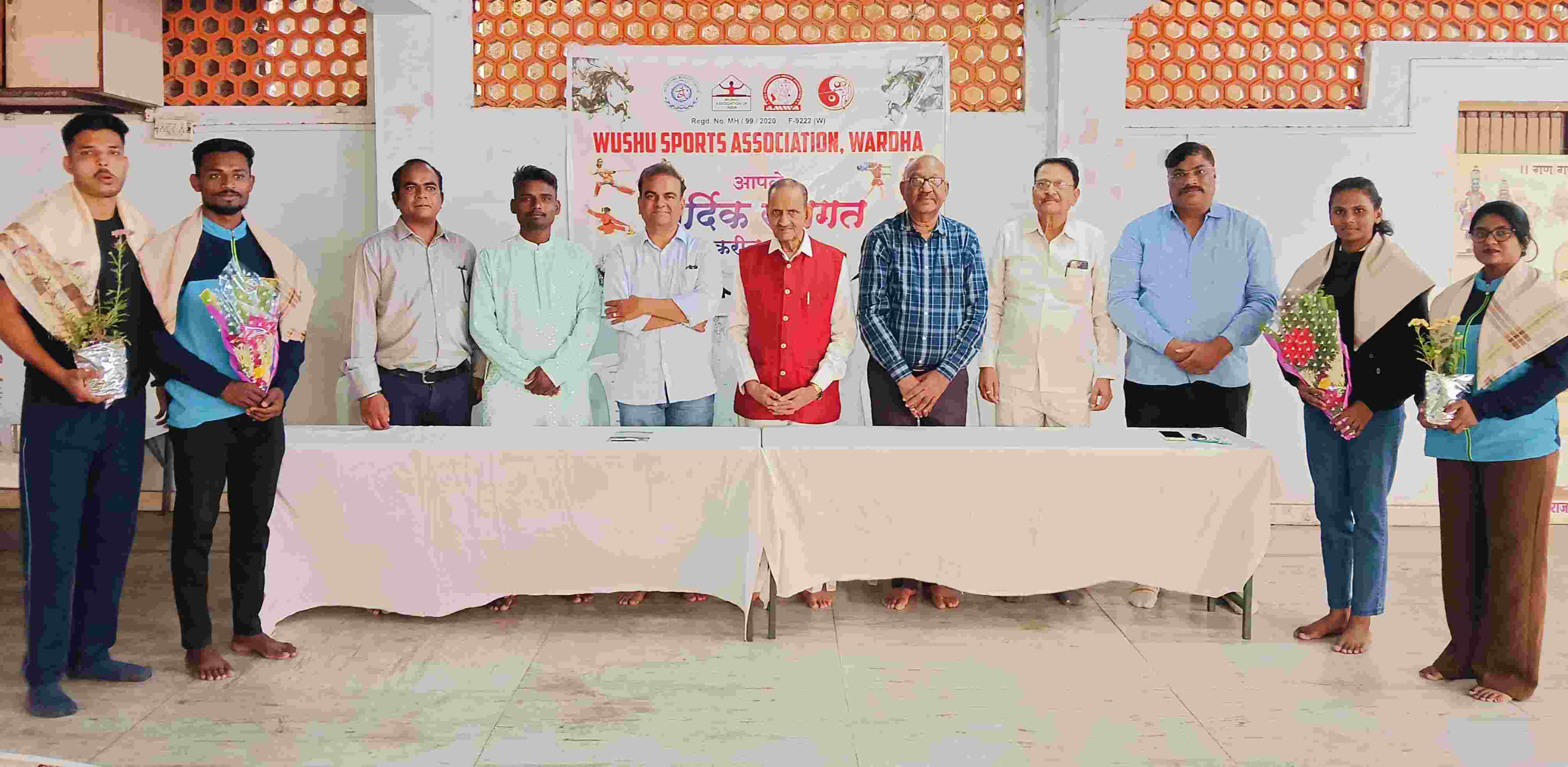 वुशू खेळाडूंचा वर्ध्यात गौरव सोहळा; शिस्त व बचावकौशल्यावर भर – मोहन अग्रवाल