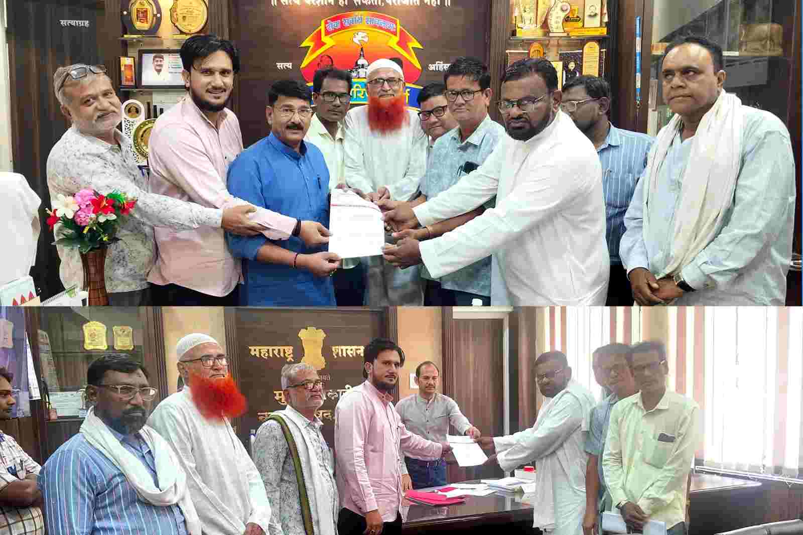 मुस्लिम कब्रिस्तान के सौंदर्यीकरण कार्य शीघ्र पूरा करने की मांग