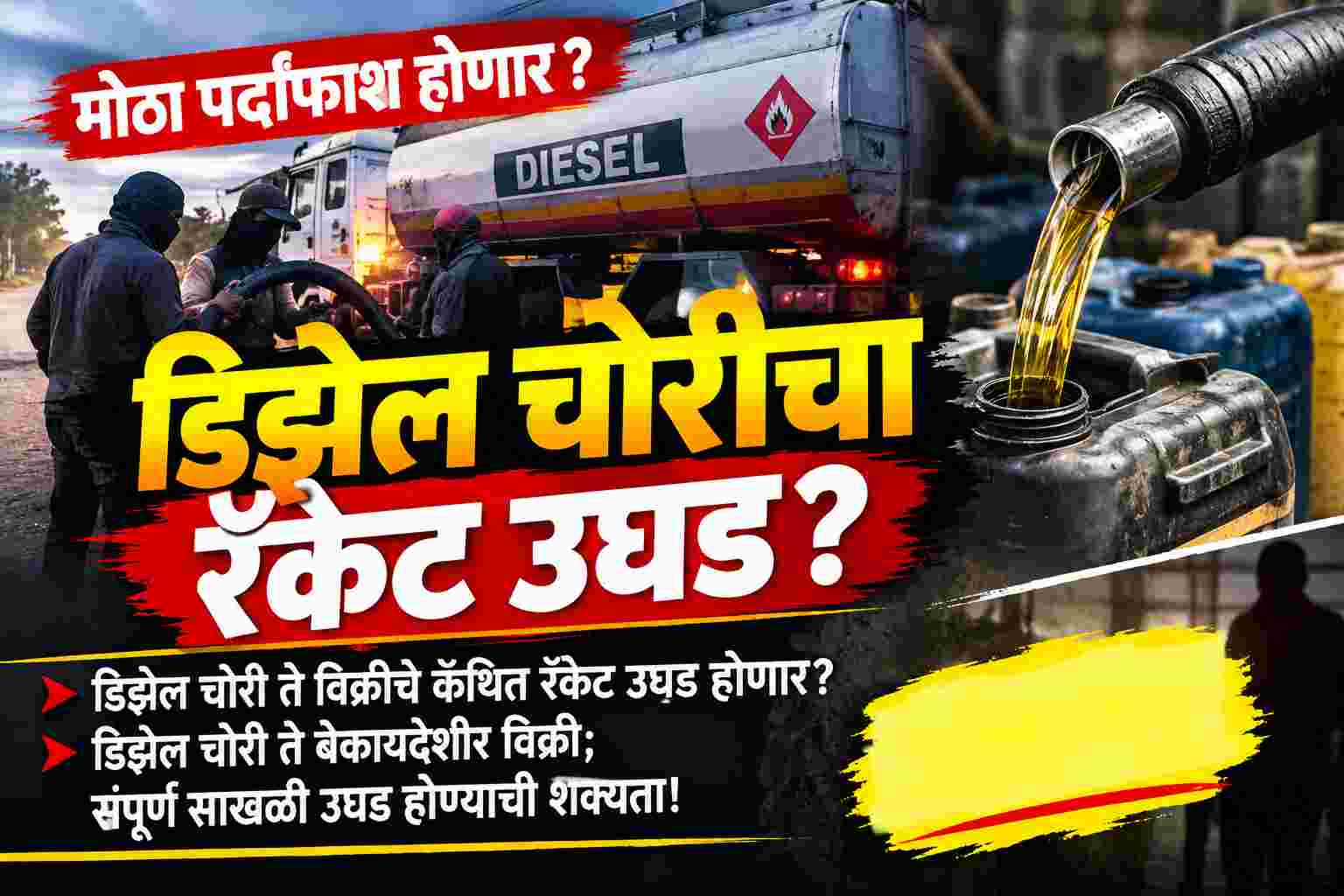 सेलू तालुक्यातील डिझेल चोरीचा कथित प्रकार चर्चेत