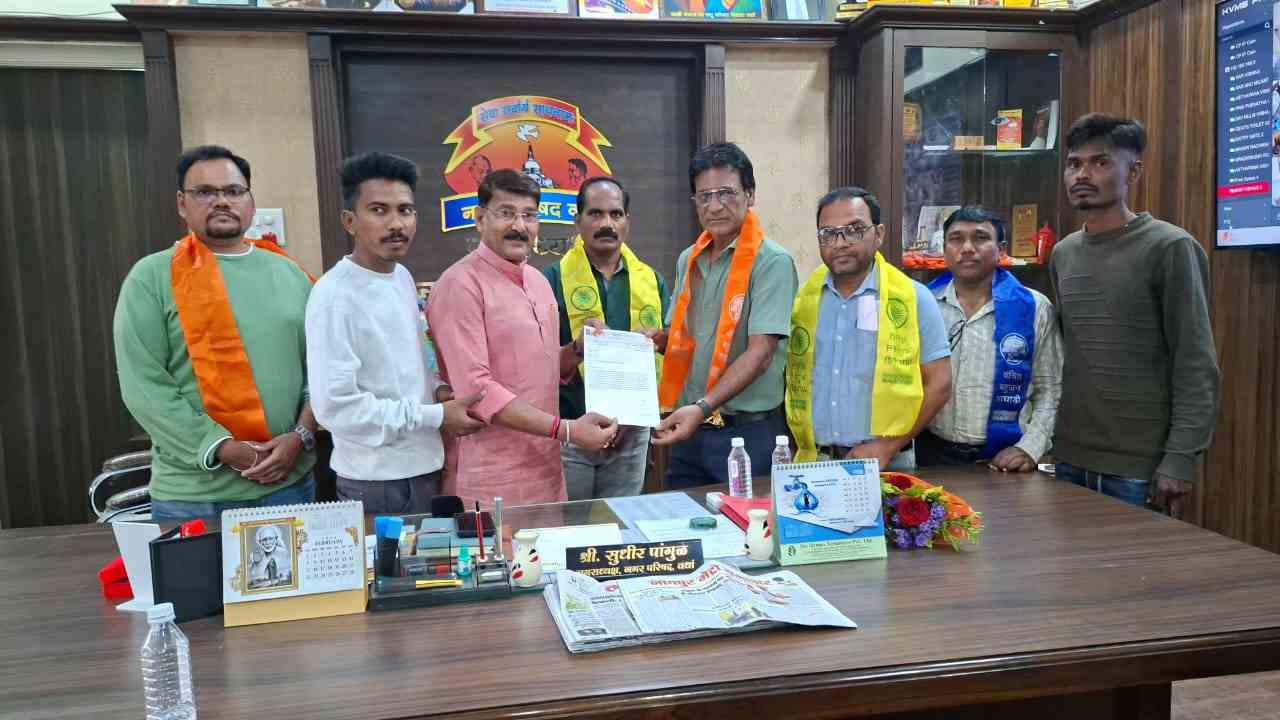 प्रभाग ६ मधील कचरा प्रश्नावर वंचित बहुजन आघाडी आक्रमक; प्रशासनाला ७ दिवसांचा अल्टिमेटम