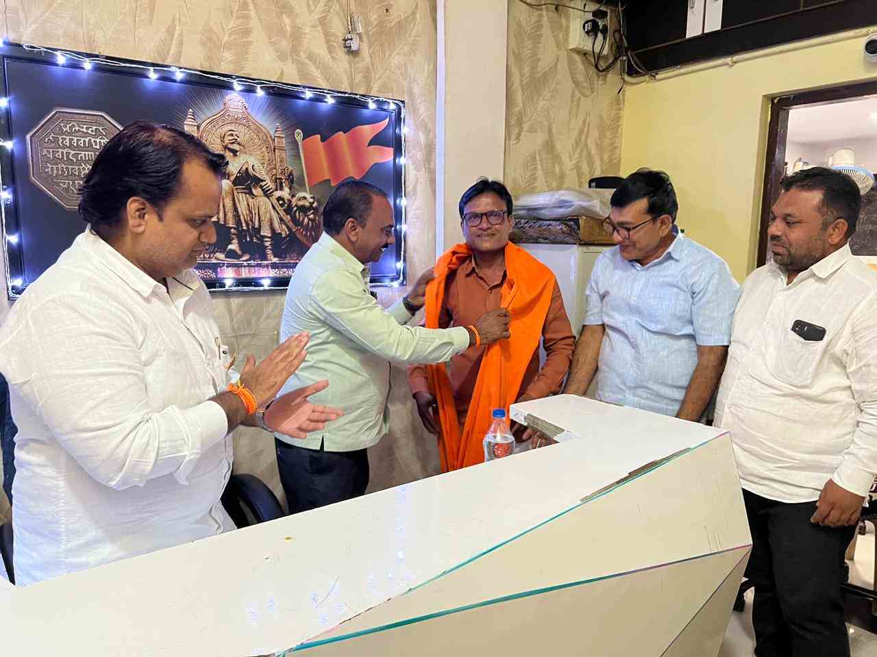 राहुल जानवे यांचा शिवसेनेत पक्ष प्रवेश