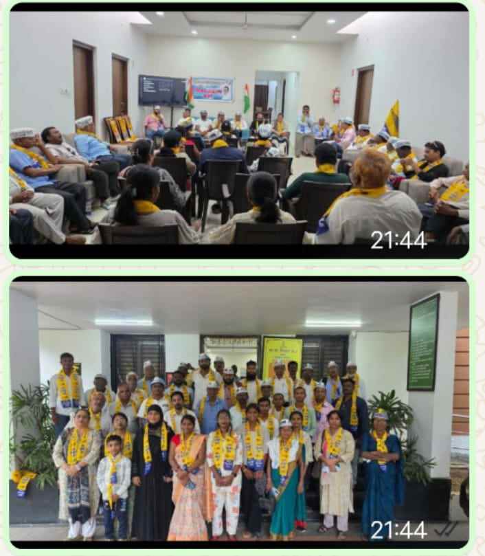 बल्लारपूरमध्ये AAP ची विजय संकल्प सभा' निवडणुकीच्या रणशिंगाला दिली सुरुवात