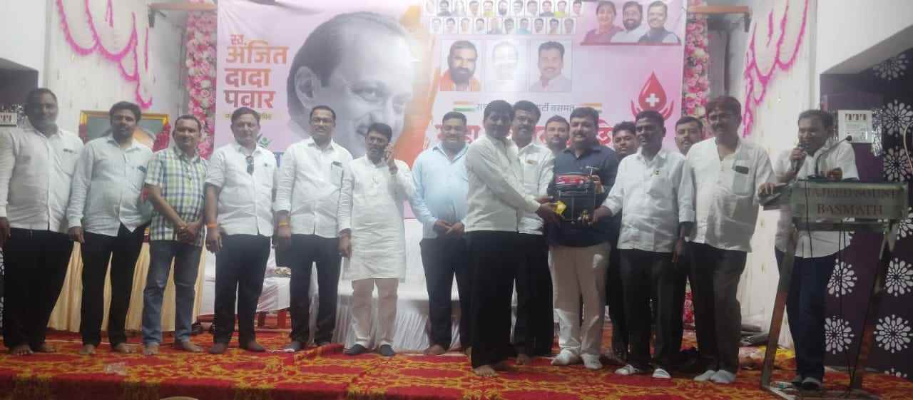 जनसेवा सप्ताहात पत्रकारांचा सन्मान,कार्यकर्त्यांचा राष्ट्रवादी काँग्रेसमध्ये प्रवेश
