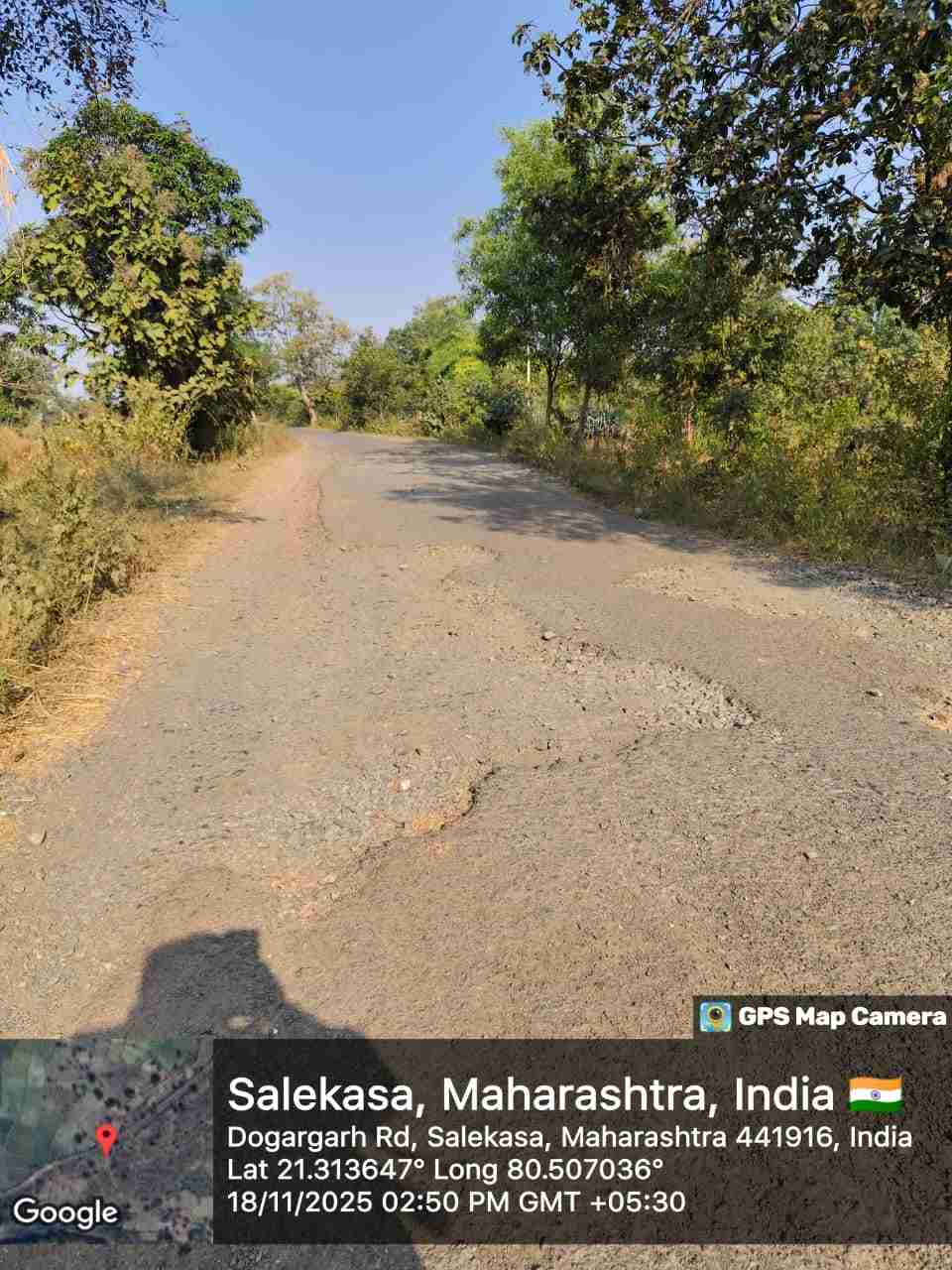 मुरूमटोला-निंबा व्हाया पिपरिया-गल्लाटोला मार्ग की शीघ्र करें दुरुस्ती : उपसरपंच गुणाराम मेहर